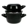 Cosy & Trendy Mosselpan - Zwart - ø 12 Cm / 900 Ml -Thuiskeuken 94d6d841a1f06afb96c230521b1577f9