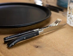 Jay Hill Bestekset Couvert Laguiole - Zwart - 4-delig -Thuiskeuken AR7A5876