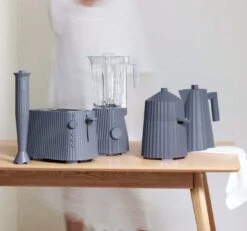 Alessi Staafmixer Plissé - 2 Standen - Grijs - Michele De Lucchi - MDL10 G 9 Alessi Staafmixer Plissé - 2 Standen - Grijs - Michele De Lucchi - MDL10 G -Thuiskeuken Alessi Plisse Grijs 7