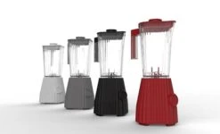 Alessi Blender Plissé - 5 Snelheden + Turbostand - Grijs - Michele De Lucchi - 1.5 Liter - MDL09 G 8 Alessi Blender Plissé - 5 Snelheden + Turbostand - Grijs - Michele De Lucchi - 1.5 Liter - MDL09 G -Thuiskeuken Alles Alessi Blendera 1