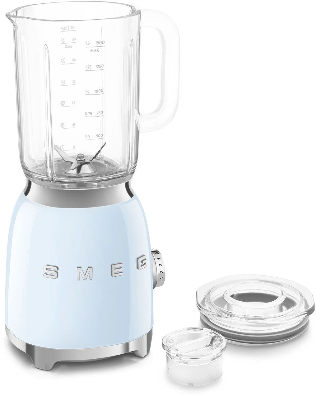SMEG Blender - 800 W - Pastelblauw- 1.5 Liter - BLF03PBEU 4 SMEG Blender - 800 W - Pastelblauw- 1.5 Liter - BLF03PBEU - Afbeelding 2
