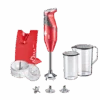 Bamix Staafmixer Set SwissLine - 200 W - Rood 2 Bamix Staafmixer Set SwissLine - 200 W - Rood -Thuiskeuken Bamix Staafmixer Swissline Rood