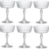 Bormioli Rocco Cocktailglazen America 20's - 270 Ml - 6 Stuks -Thuiskeuken Bormioli Cocktail Coupe 270ml 6