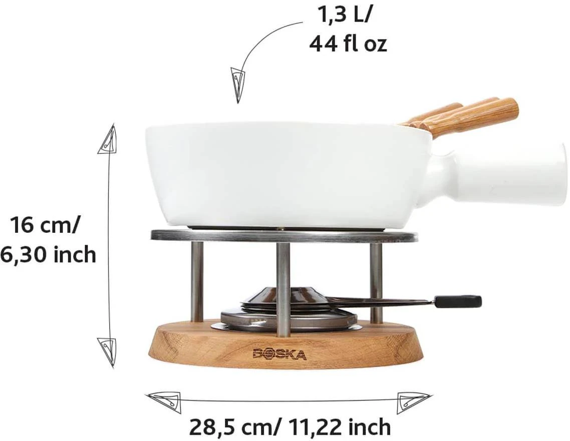 Boska Fondueset - 4 Personen - Wit 8 Boska Fondueset - 4 Personen - Wit - Afbeelding 6