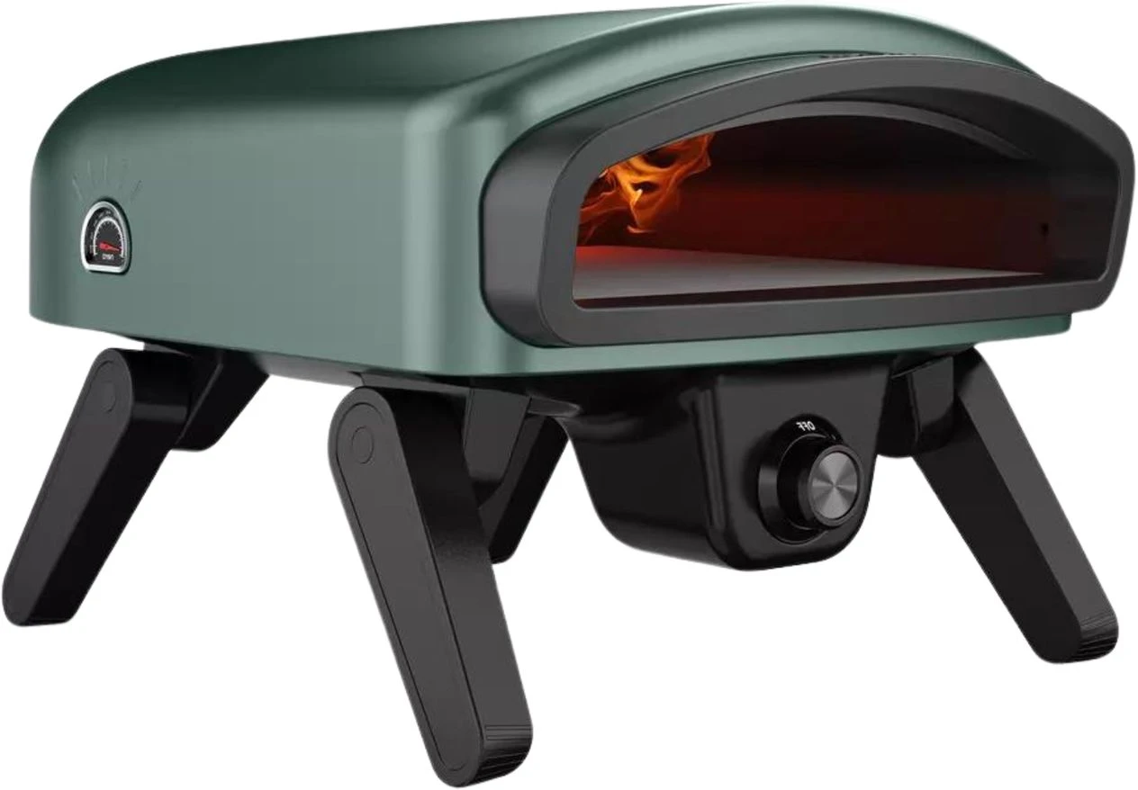Nero Cooking Pizza Oven - Op Gas Voor Buiten - Groen - Voor ø 35 Cm Pizza's 3 Nero Cooking Pizza Oven - Op Gas Voor Buiten - Groen - Voor ø 35 Cm Pizza's
