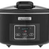 Crockpot Slowcooker - Scharnierdeksel - 4.7 Liter - CR052 -Thuiskeuken CSC052 Front Lid Closed