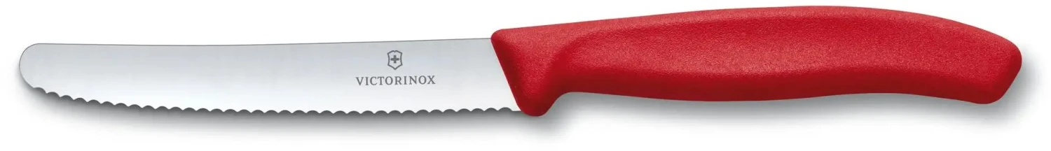 Victorinox Tomaten- / Worstmes Swiss Classic - Rood - 11 Cm 3 Victorinox Tomaten- / Worstmes Swiss Classic - Rood - 11 Cm