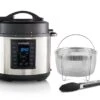 Crockpot Express Slowcooker + Snelkookpan - Uitneembare Binnenpan - 5.6 Liter - CR089 Met Stoommand & Tang) 2 Crockpot Express Slowcooker + Snelkookpan - Uitneembare Binnenpan - 5.6 Liter - CR089 Met Stoommand & Tang) -Thuiskeuken Crockpot Express Slowcooker Snelkookpan CR089 5.6 Liter