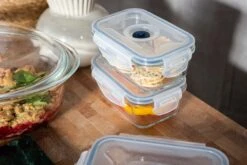 Sareva Vacuum Ovenschalen / Vershoudbakjes - Hittebestendig Glas - 3 Delige Set / 970 Ml + 1.7 Ltr 10 Sareva Vacuum Ovenschalen / Vershoudbakjes - Hittebestendig Glas - 3 Delige Set / 970 Ml + 1.7 Ltr -Thuiskeuken Crumble in ovenschaal en vershoudbakjes 4 2