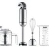 Dualit Staafmixer Set - 3-delig - Zilver - D88930 1 Dualit Staafmixer Set - 3-delig - Zilver - D88930 -Thuiskeuken D88930 Dualit staafmixer