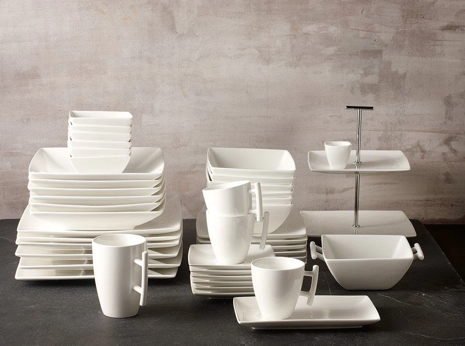 BonBistro Ovenschaal Yong Squito - 33 X 24 X 6 Cm / 3.5 Liter - Wit - 2 Stuks 4 BonBistro Ovenschaal Yong Squito - 33 X 24 X 6 Cm / 3.5 Liter - Wit - 2 Stuks - Afbeelding 2