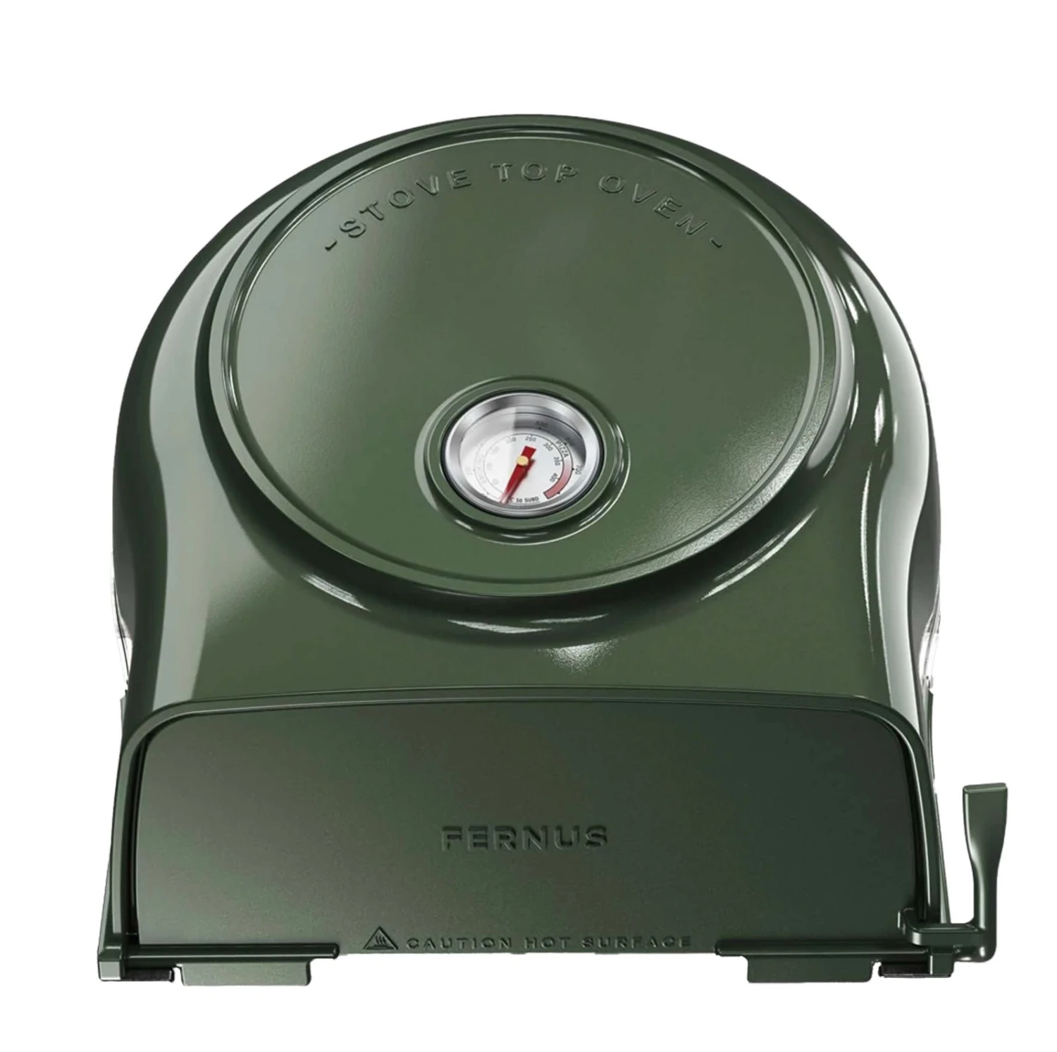 Fernus & Friends Pizza Oven - Voor Fornuis - Duck Green - Voor ø 26 Cm Pizza's 5 Fernus & Friends Pizza Oven - Voor Fornuis - Duck Green - Voor ø 26 Cm Pizza's - Afbeelding 3