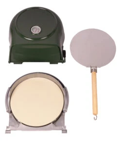 Fernus & Friends Pizza Oven - Voor Fornuis - Duck Green - Voor ø 26 Cm Pizza's 18 Fernus & Friends Pizza Oven - Voor Fornuis - Duck Green - Voor ø 26 Cm Pizza's -Thuiskeuken Fernus groen 3 delig 2