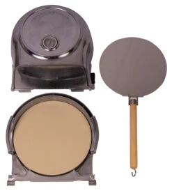 Fernus & Friends Pizza Oven - Voor Fornuis - Pure Polished Aluminium - Voor ø 26 Cm Pizza's 15 Fernus & Friends Pizza Oven - Voor Fornuis - Pure Polished Aluminium - Voor ø 26 Cm Pizza's -Thuiskeuken Fernus zilver 3 delig