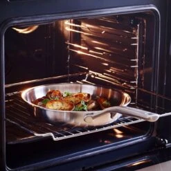 KitchenAid Koekenpan - Multi-Ply RVS - ø 24 Cm - Zonder Anti-aanbaklaag -Thuiskeuken KA Koekenpan Multiply Stainless 4 1