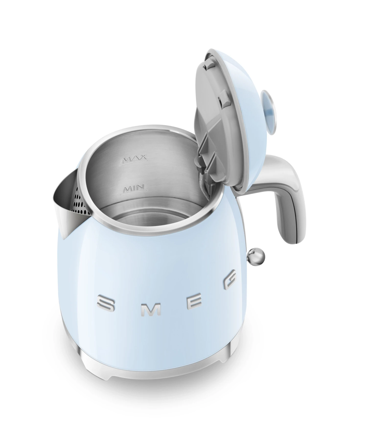 SMEG Waterkoker Mini - 1400 W - Pastelblauw - 800 Ml - 3 Kops - KLF05PBEU 5 SMEG Waterkoker Mini - 1400 W - Pastelblauw - 800 Ml - 3 Kops - KLF05PBEU - Afbeelding 3