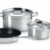 Le Creuset 3- Delige Pannenset 3-ply - RVS - Inductie - Koekenpan, Kookpan & Steelpan - Inclusief 2 Deksels 2 Le Creuset 3- Delige Pannenset 3-ply - RVS - Inductie - Koekenpan, Kookpan & Steelpan - Inclusief 2 Deksels -Thuiskeuken LC 20210610 ZS PS FS 53808000010050 001 2