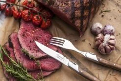 Laguiole Style De Vie Steakvorken Luxury Line Olijfhout 6 Stuks -Thuiskeuken Laguiole Luxury Line vorken olijfhout sf gr 6