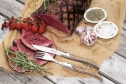 Laguiole Style De Vie Steakvorken Luxury Line Olijfhout 6 Stuks -Thuiskeuken Laguiole Luxury Line vorken olijfhout sf gr 7