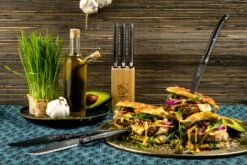 Laguiole Style De Vie Steakmessen Premium Line Black Stonewash 6 Stuks -Thuiskeuken Laguiole Premium Line Steakmes Black Stonewasch sf gr 2