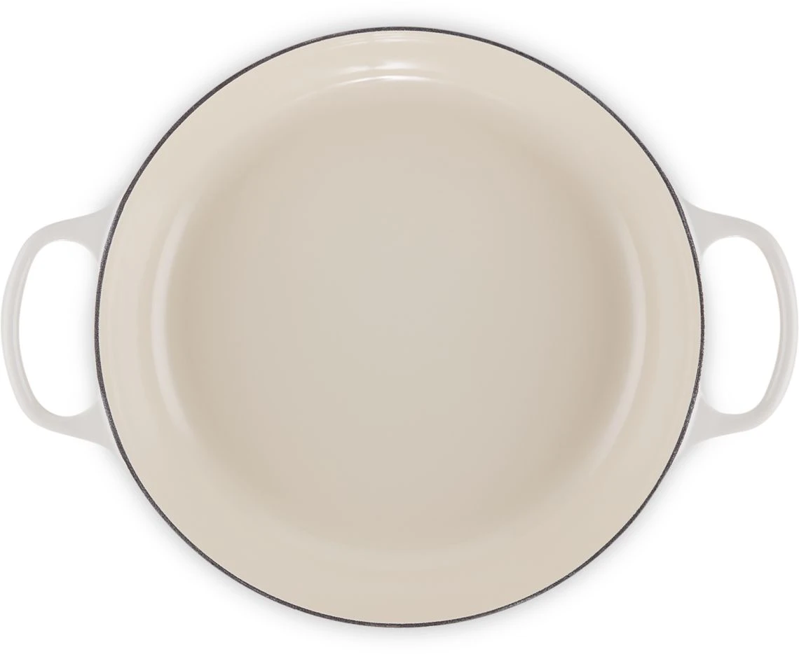 Le Creuset Braadpan Signature - Campagnard - Meringue - ø 30 Cm / 3.5 Liter 7 Le Creuset Braadpan Signature - Campagnard - Meringue - ø 30 Cm / 3.5 Liter - Afbeelding 5