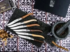 Laguiole Style De Vie Steakmessen Luxury Line 6 Stuks 10 Laguiole Style De Vie Steakmessen Luxury Line 6 Stuks -Thuiskeuken Luxury line steakmessen gemengd hout sf gr 3