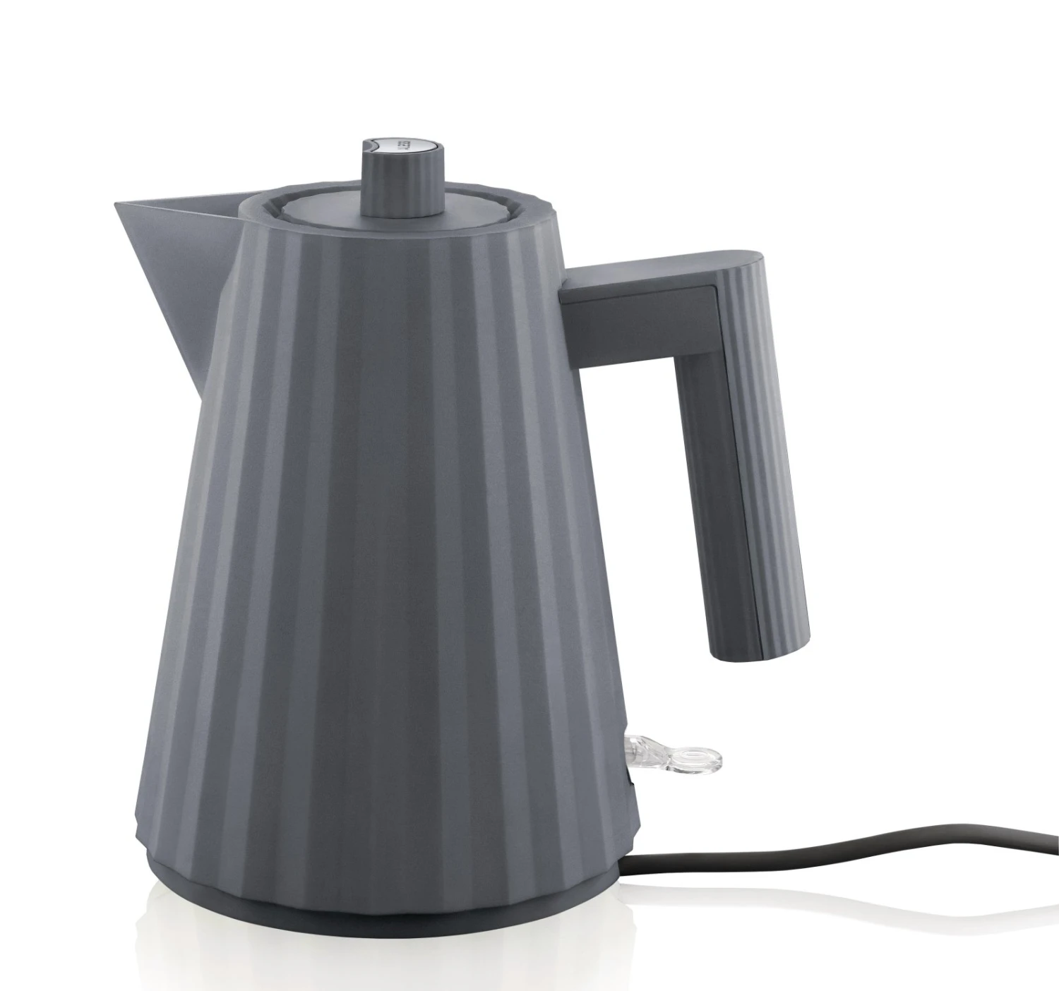 Alessi Waterkoker Plissé - Droogkookbeveiliging - Grijs - Michele De Lucchi - 1 Liter - MDL06/1 G 5 Alessi Waterkoker Plissé - Droogkookbeveiliging - Grijs - Michele De Lucchi - 1 Liter - MDL06/1 G - Afbeelding 3