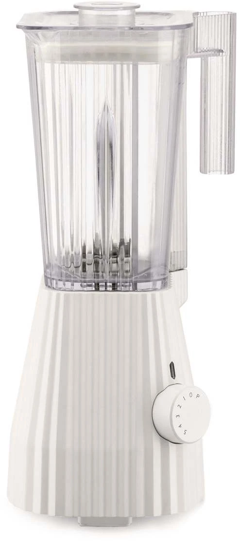 Alessi Blender Plissé - 5 Snelheden + Turbostand - Wit - Michele De Lucchi - 1.5 Liter - MDL09 W 3 Alessi Blender Plissé - 5 Snelheden + Turbostand - Wit - Michele De Lucchi - 1.5 Liter - MDL09 W