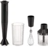 Alessi Staafmixer Set Plissé - Zwart - Michele De Lucchi - MDL10S B -Thuiskeuken MDL10S B A4 3500pxl