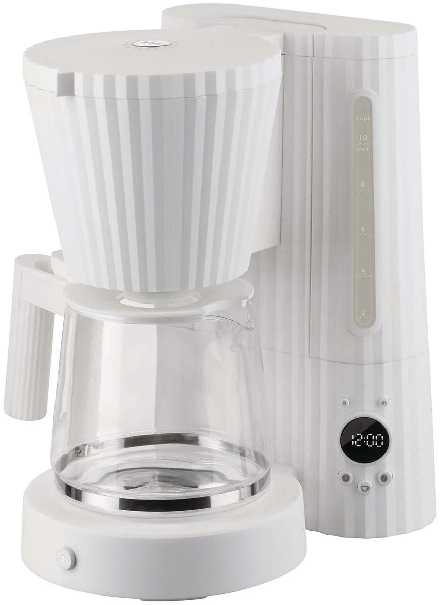 Alessi Filter-koffiezetapparaat Plissé - 1.5 Liter - Wit - Michele De Lucchi - MDL14 W 3 Alessi Filter-koffiezetapparaat Plissé - 1.5 Liter - Wit - Michele De Lucchi - MDL14 W