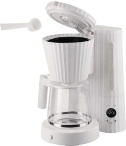 Alessi Filter-koffiezetapparaat Plissé - 1.5 Liter - Wit - Michele De Lucchi - MDL14 W 10 Alessi Filter-koffiezetapparaat Plissé - 1.5 Liter - Wit - Michele De Lucchi - MDL14 W -Thuiskeuken MDL14 W 03 1x1 A4 3500pxl