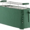 Alessi Broodrooster Plisse - Groen - 1700 W - Door Michele De Lucchi - MDL15 GR 1 Alessi Broodrooster Plisse - Groen - 1700 W - Door Michele De Lucchi - MDL15 GR -Thuiskeuken MDL15 GR 01