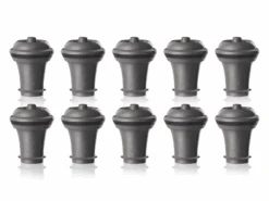 Vacu Vin Wijnstopper Vacuum Wine Stopper - Grijs - 10 Stuks