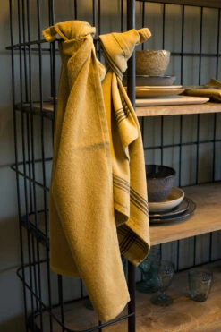 KOOK Keukenhanddoek Doubleface Mosterd 50 X 70 Cm -Thuiskeuken R21.644