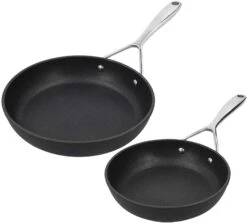 Demeyere Koekenpannen Alu Plus 3 - Duraslide - ø 24 + 28 Cm - Standaard Anti-aanbaklaag