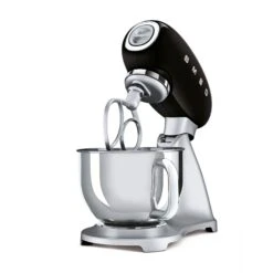 SMEG Keukenmachine - 800 W - Zwart - 4.8 Liter - SMF02BLEU -Thuiskeuken SMEG keukenmachine zwart 02 2