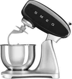 SMEG Keukenmachine - 800 W - Zwart - 4.8 Liter - SMF02BLEU -Thuiskeuken SMF02BLEU 4