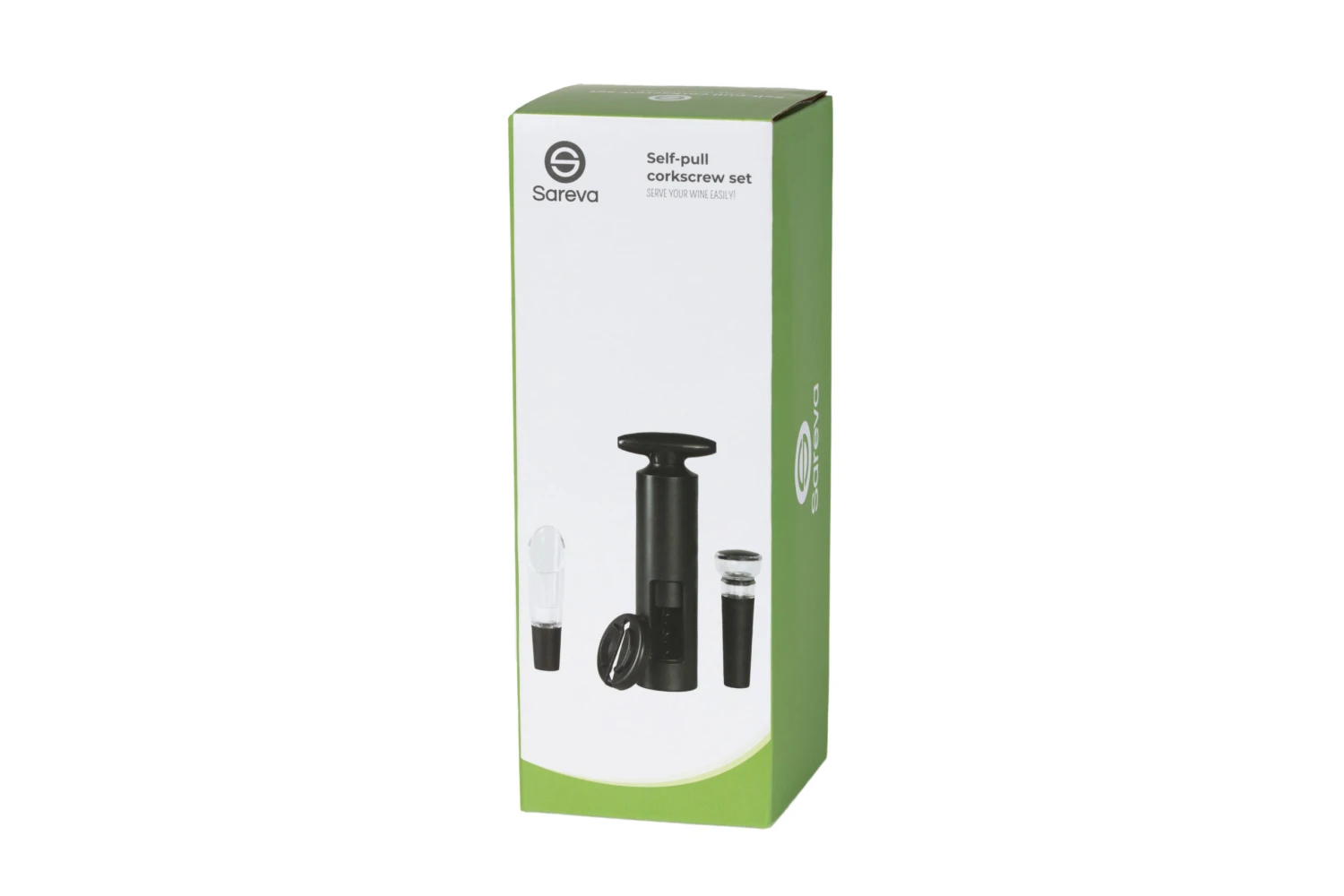 Sareva Wijnopener Set (met Wijnstopper. Foliesnijder & Schenktuit) 9 Sareva Wijnopener Set (met Wijnstopper. Foliesnijder & Schenktuit) - Afbeelding 7