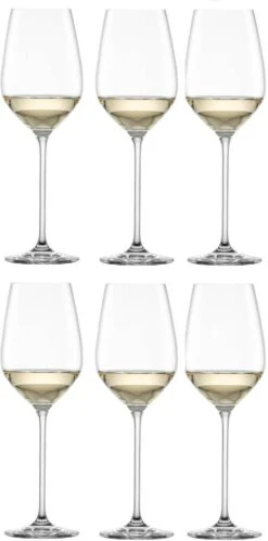 Schott Zwiesel Wijnglazen Fortissimo - Set 18 Delig - Witte En Rode Wijnglazen & Gin Tonic Glazen -Thuiskeuken Schott Zwiesel Witte Wijnglazen Fortissimo 420 ml 6 Stuks