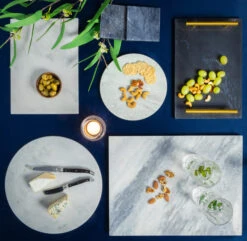 Jay Hill Dienblad - Met Handvatten - Marmer - Grijs - 30 X 20 Cm 10 Jay Hill Dienblad - Met Handvatten - Marmer - Grijs - 30 X 20 Cm -Thuiskeuken Serveerplank Grijs 6 2 1