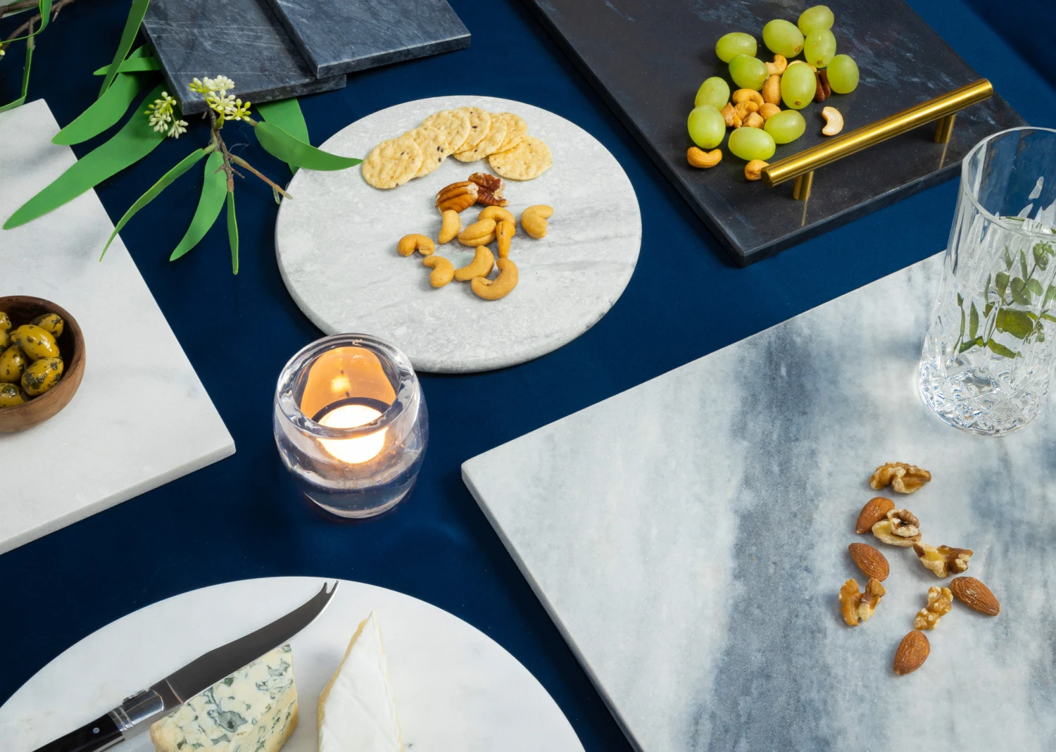 Jay Hill Dienblad - Met Handvatten - Marmer - Grijs - 30 X 20 Cm 6 Jay Hill Dienblad - Met Handvatten - Marmer - Grijs - 30 X 20 Cm - Afbeelding 4