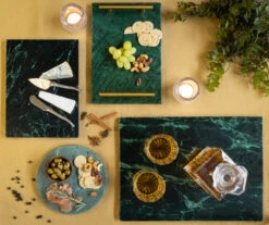 Jay Hill Snijplank / Serveerplank / Borrelplank Marmer - Groen - 29 X 21 Cm 7 Jay Hill Snijplank / Serveerplank / Borrelplank Marmer - Groen - 29 X 21 Cm -Thuiskeuken Serveerplank Groen 6