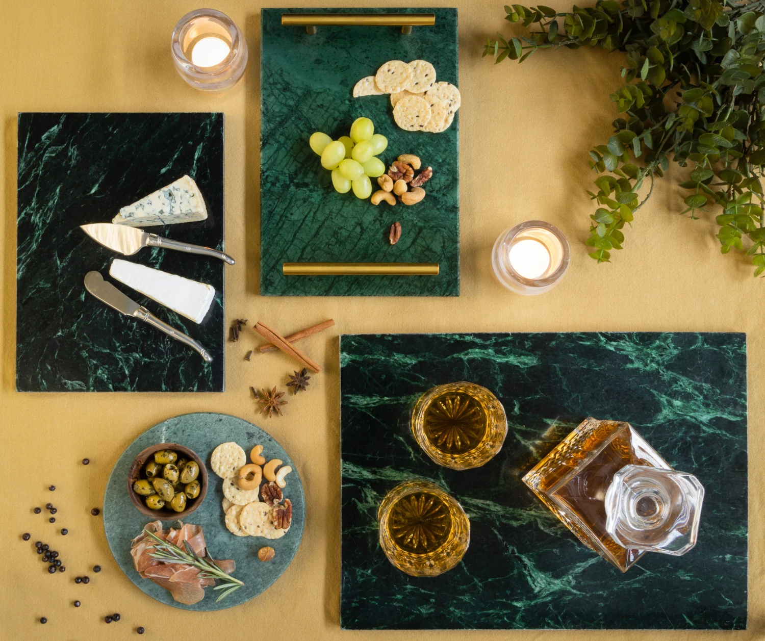 Jay Hill Snijplank / Serveerplank / Borrelplank Marmer - Groen - 29 X 21 Cm 5 Jay Hill Snijplank / Serveerplank / Borrelplank Marmer - Groen - 29 X 21 Cm - Afbeelding 3