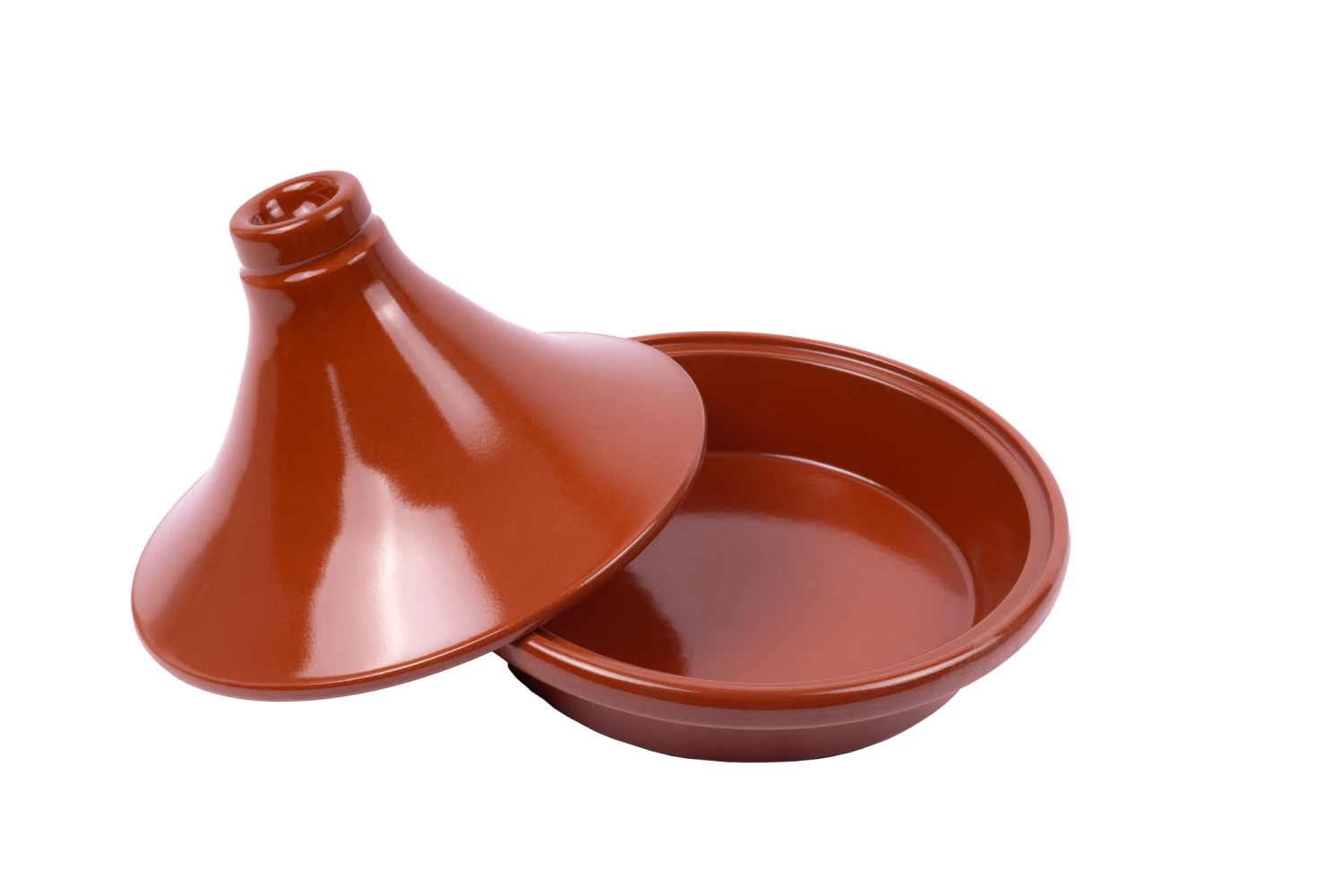 Cookinglife Tajine Regas - Aardewerk - Terracotta - ø 32 Cm / 3 Liter 4 Cookinglife Tajine Regas - Aardewerk - Terracotta - ø 32 Cm / 3 Liter - Afbeelding 2