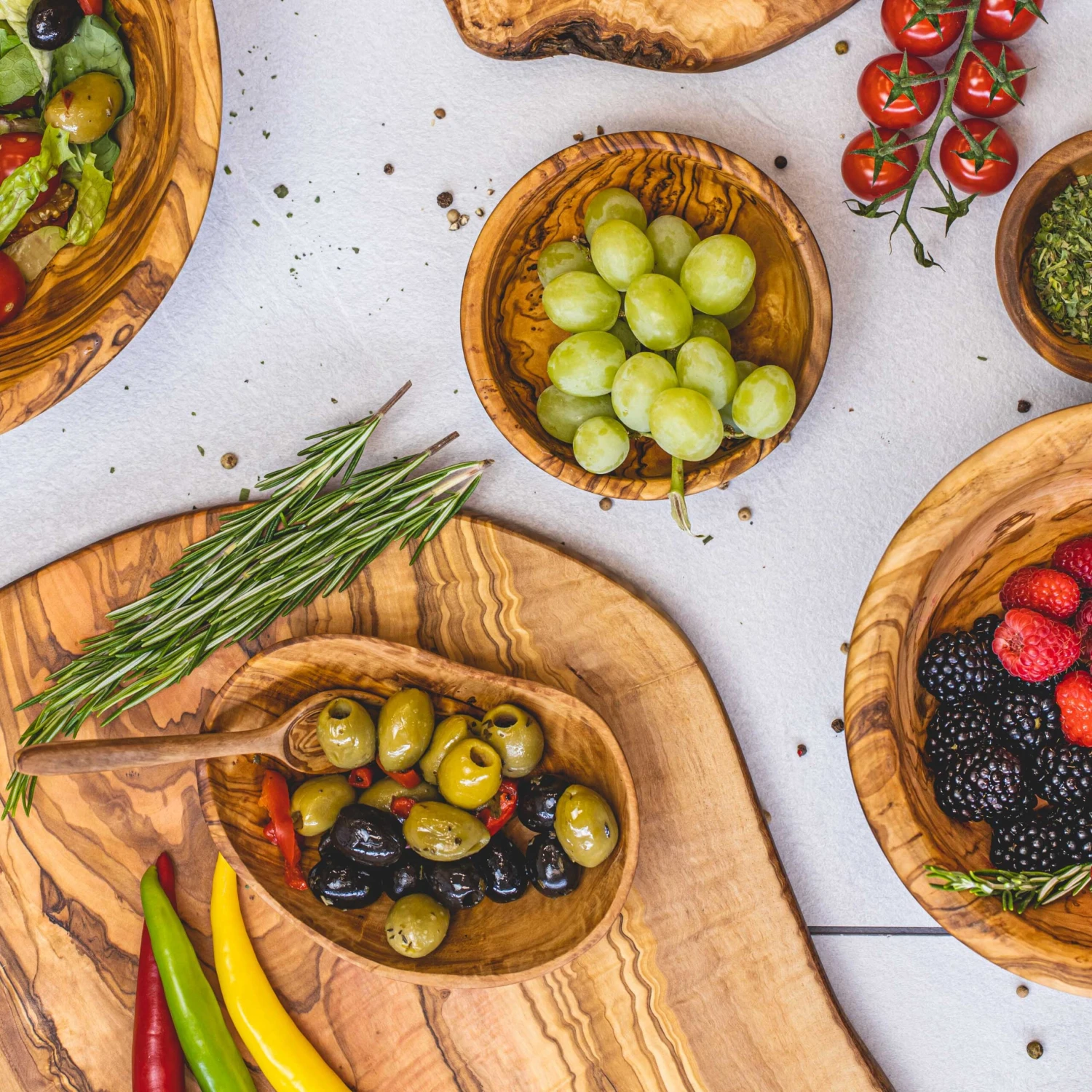 Jay Hill Serveerplank XL Tunea - Olijfhout - 55 - 64 Cm 4 Jay Hill Serveerplank XL Tunea - Olijfhout - 55 - 64 Cm - Afbeelding 2