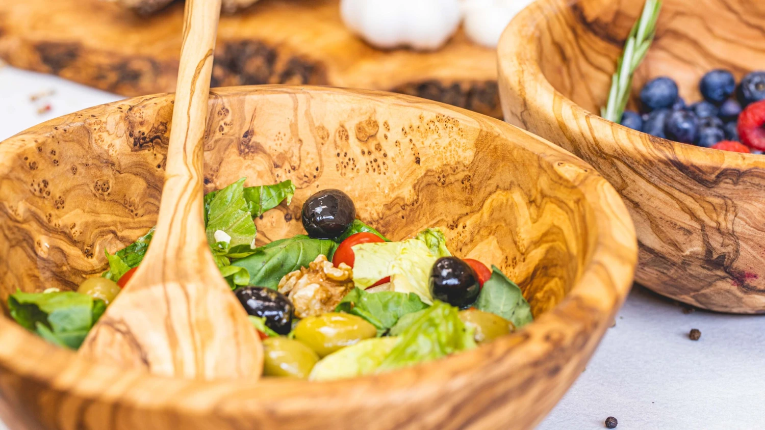 Jay Hill Spatelset (sauslepel, Pollepel & Spatel) Tunea - Olijfhout - 3 Delige Set 4 Jay Hill Spatelset (sauslepel, Pollepel & Spatel) Tunea - Olijfhout - 3 Delige Set - Afbeelding 2