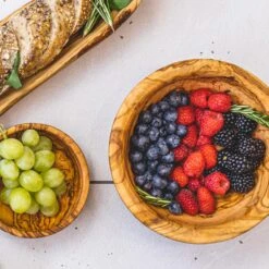 Jay Hill Dipschaaltje Tunea - Olijfhout - ø 10 Cm -Thuiskeuken Tunea 9