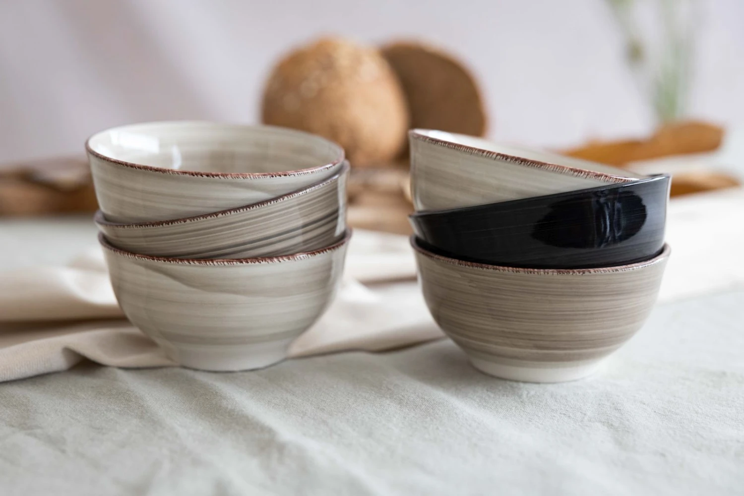 Studio Tavola Kleine Kommen Vintage Loft ø 12 Cm - 6 Stuks 4 Studio Tavola Kleine Kommen Vintage Loft ø 12 Cm - 6 Stuks - Afbeelding 2