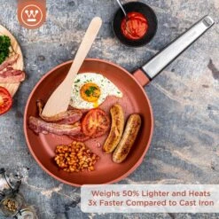 Westinghouse Koekenpan Performance - Rebel Red - ø 24 Cm - Standaard Anti-aanbaklaag 16 Westinghouse Koekenpan Performance - Rebel Red - ø 24 Cm - Standaard Anti-aanbaklaag -Thuiskeuken WCFP0095024OR 2