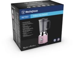 Westinghouse Blender Retro Collections - Roze - 1.5 Liter - WKBE221WH 7 Westinghouse Blender Retro Collections - Roze - 1.5 Liter - WKBE221WH -Thuiskeuken WKBE221PK 3D Box